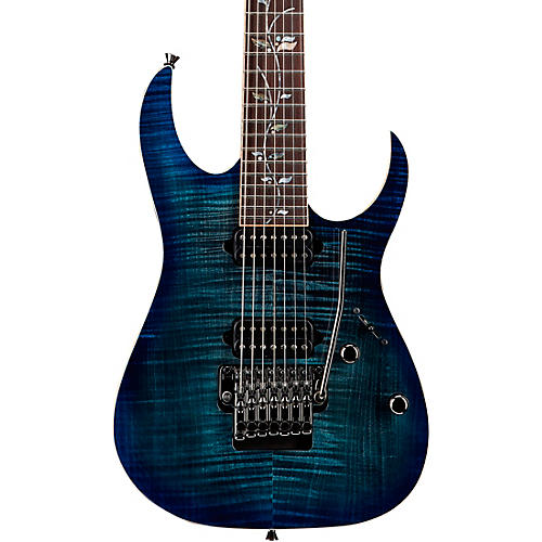 Ibanez RG8527Z j.custom 7-string Electric Guitar Transparent Blue