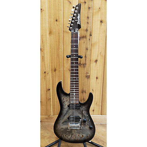 Ibanez RG927QMF Premium 7 String Solid Body Electric Guitar Charcoal BLACK BURST