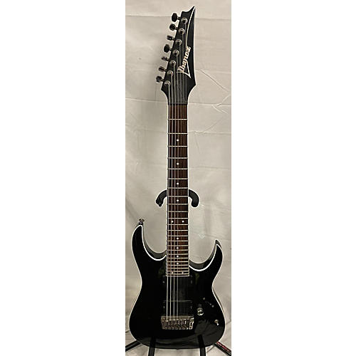 Ibanez RGA71AL Axion Label 7 String Solid Body Electric Guitar Black and White