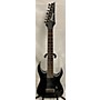 Used Ibanez RGA71AL Axion Label 7 String Solid Body Electric Guitar Black and White