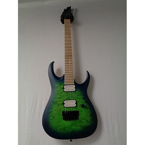 Ibanez RGAIX6MQM Solid Body Electric Guitar Surreal Blue Burst
