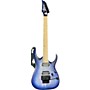 Used Ibanez RGAR42MFMT Solid Body Electric Guitar Trans Blue