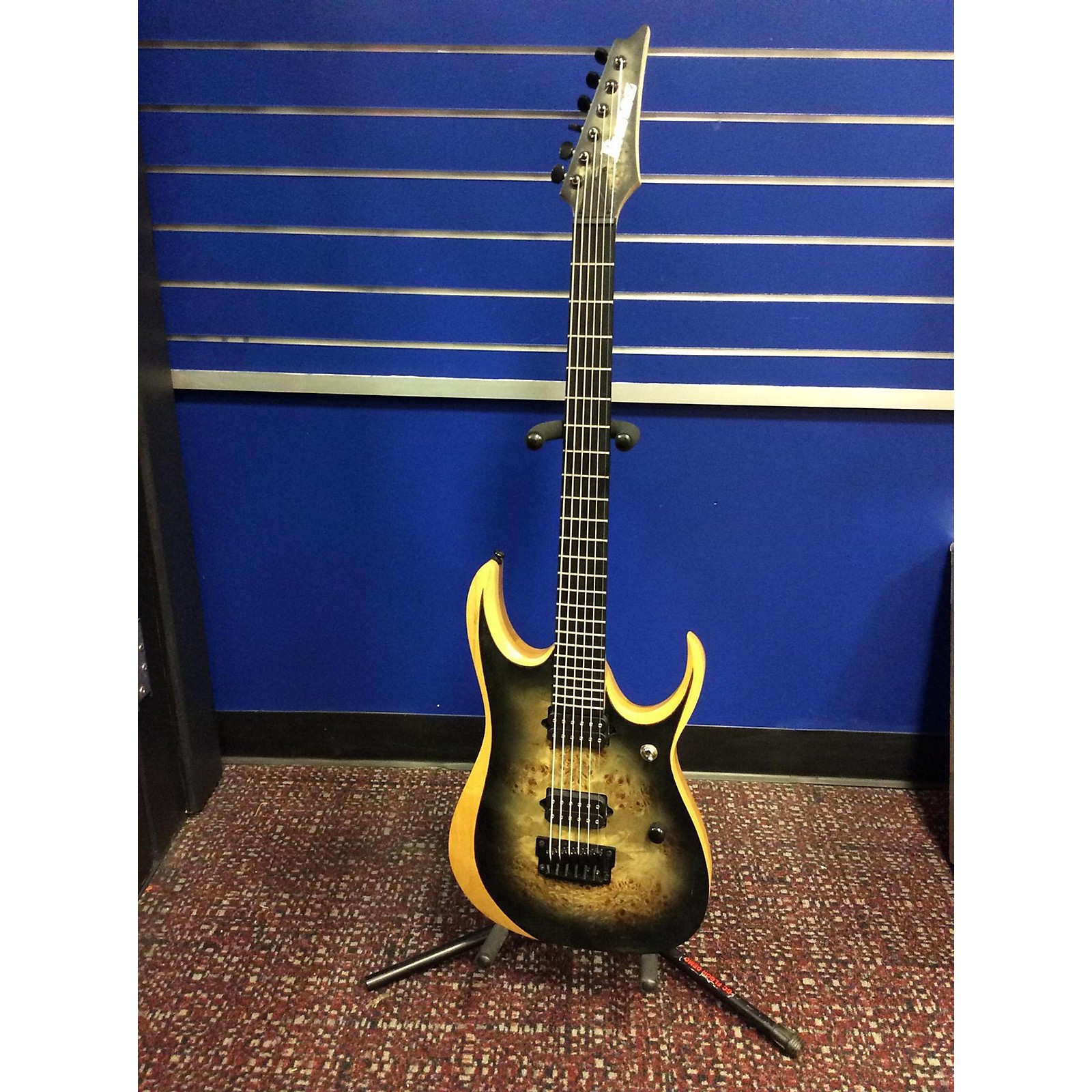 Used Ibanez RGDIX6PB Solid Body Electric Guitar Surreal Black Burst