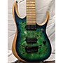 Used Ibanez RGDIX7MPB Solid Body Electric Guitar Green
