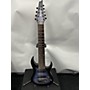 Used Ibanez RGIR9FME IRON LABEL Solid Body Electric Guitar FADED DENIM BURST FLAT