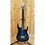 Used Ibanez RGIX20FEQM Iron Label RG Series Solid Body Electric Guitar Ocean Blue Burst