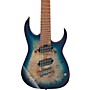 Ibanez RGMS7PB Multiscale 7-String Electric Guitar Cosmic Blue Starburst