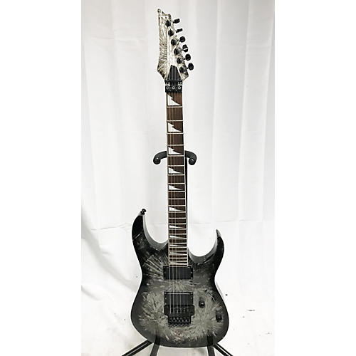 Ibanez RGR420EX Solid Body Electric Guitar Black and Silver