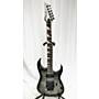 Used Ibanez RGR420EX Solid Body Electric Guitar Black and Silver