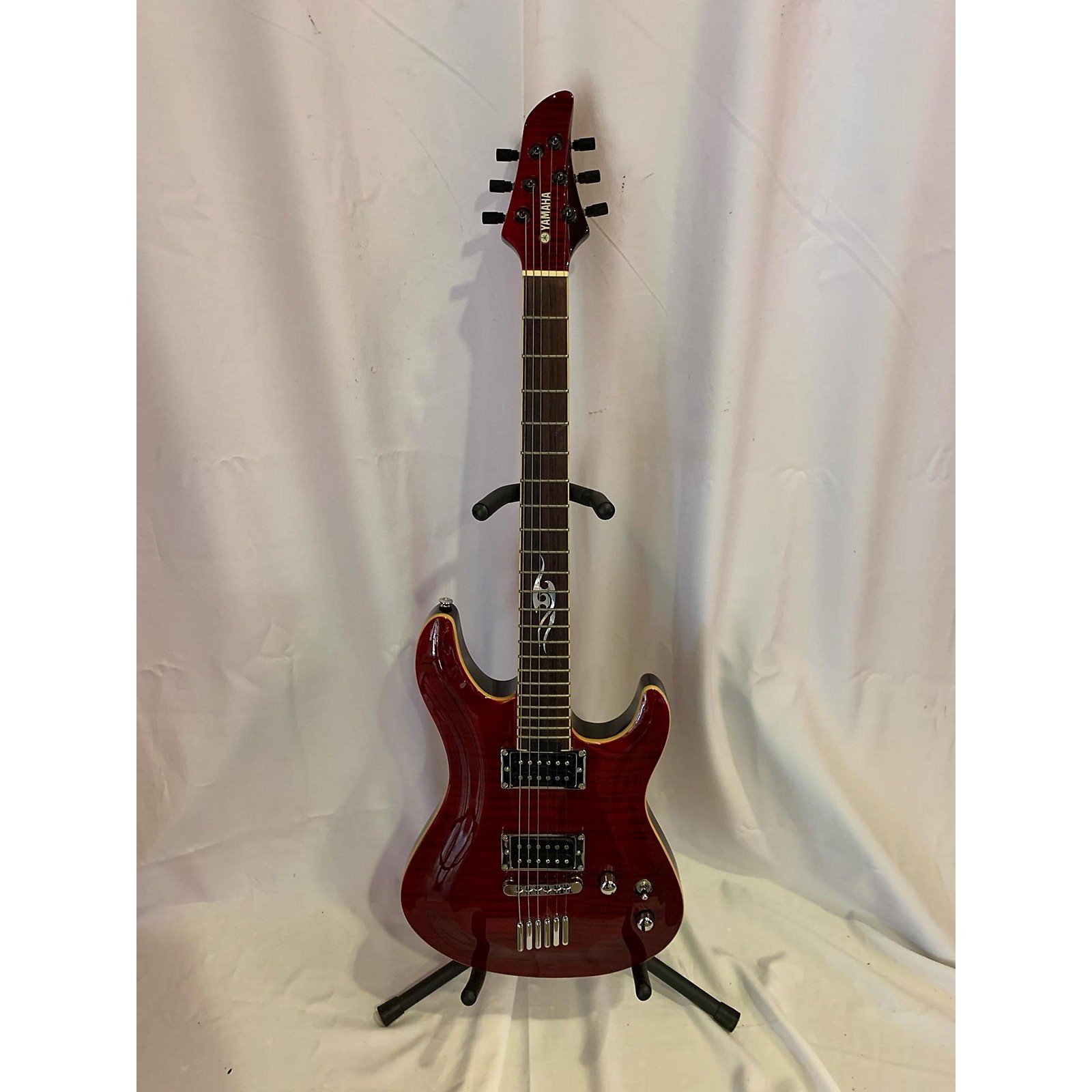 Used Yamaha RGX520FZ Solid Body Electric Guitar Trans Red Musician's