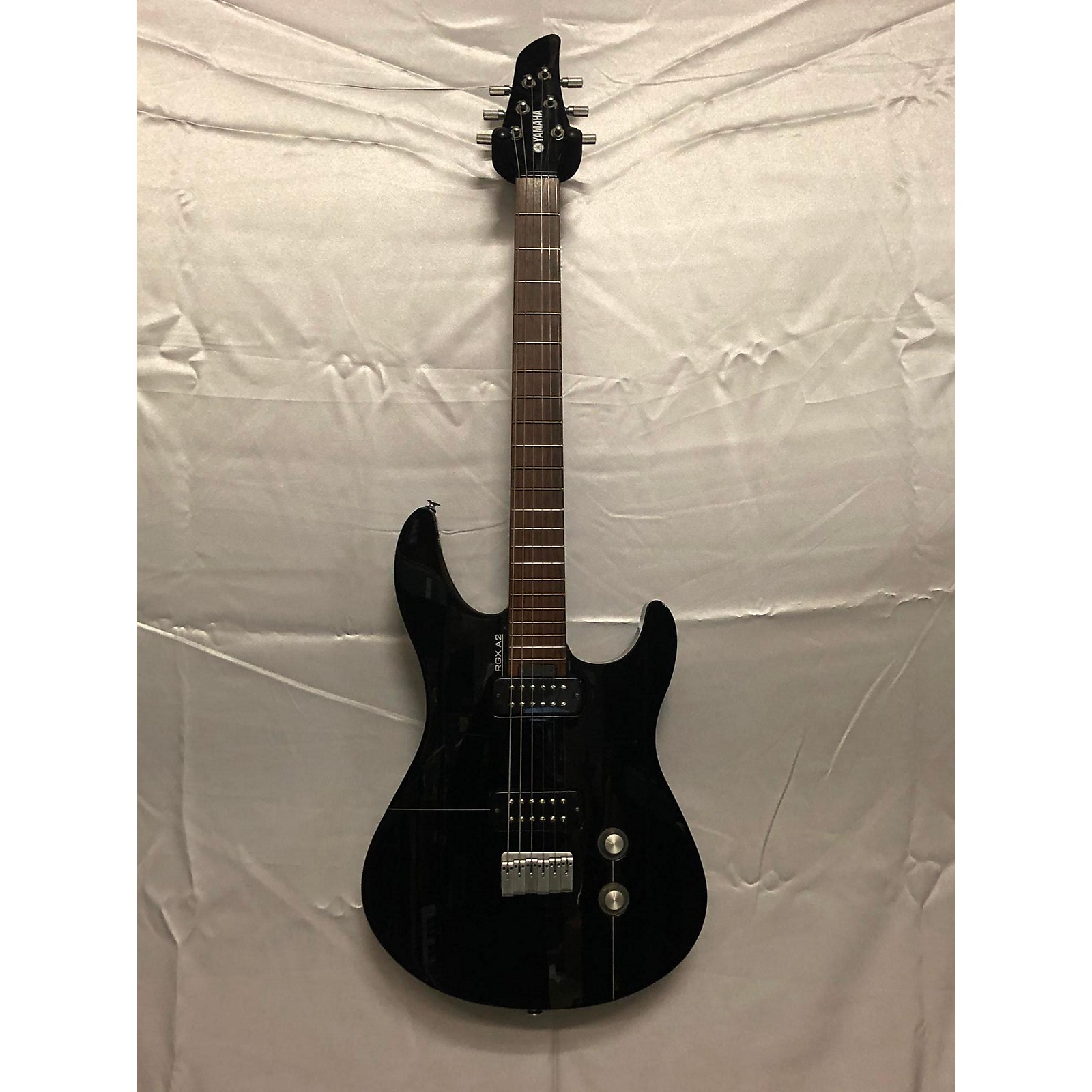 Used Yamaha RGXA2 Solid Body Electric Guitar Metallic Black Musician