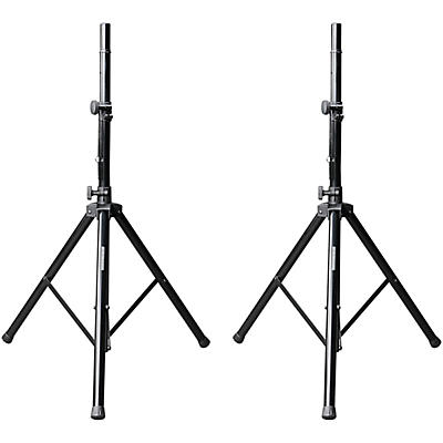 Rok-It RI-SPKRSTDSET-200-AL Aluminum Tripod Speaker Stand Set w/ Bag