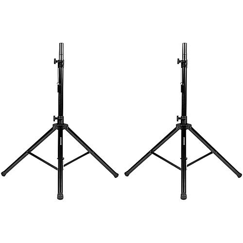 Rok-It RI-SPKRSTDSET-250-AL Aluminum Tripod Speaker Stand Set w/ Deluxe Bag