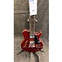 Used Greg Bennett Design by Samick RL-2 Hollow Body Electric Guitar Trans Red