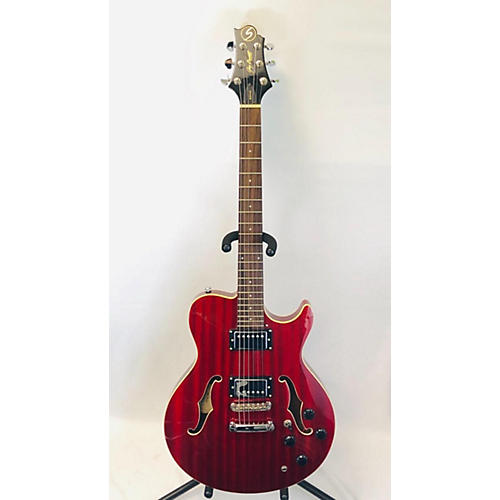 Greg Bennett Design by Samick RL1 Hollow Body Electric Guitar Red