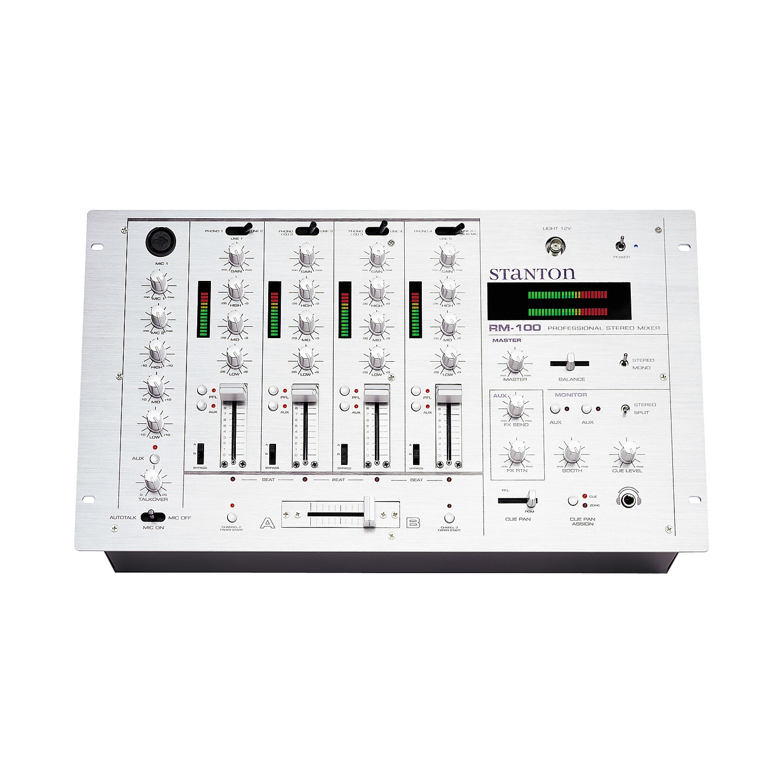 Stanton RM100 4Channel Stereo Preamp Mixer Musician's Friend