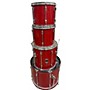 Used Ludwig ROCKER Drum Kit Red