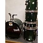 Used Taye Drums ROCKPRO SHELLPACK Drum Kit Emerald Green