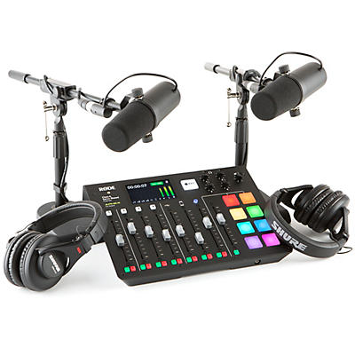 Rode RODEcaster Pro 2-Person Podcasting Bundle With SM7B & SRH840