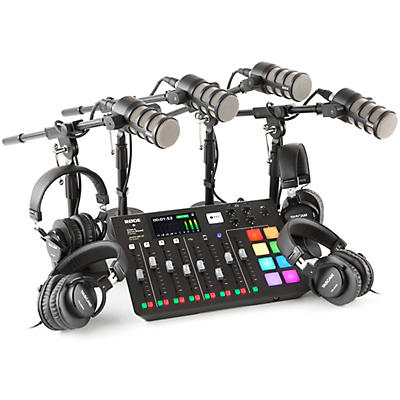 Rode Microphones RODEcaster Pro Multi PodMic Podcasting Bundle