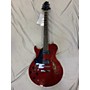 Used Greg Bennett Design by Samick ROYALE LH Hollow Body Electric Guitar Red