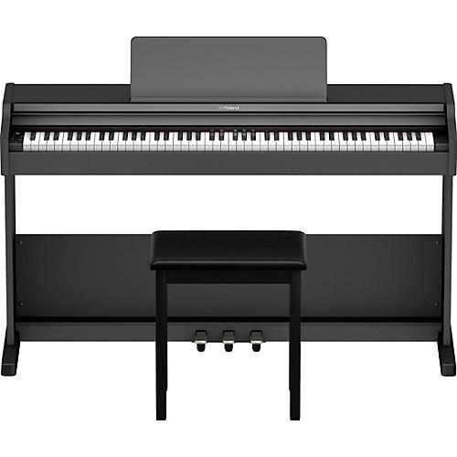 Roland RP107 Digital Console Piano With Bench Condition 1 - Mint Black