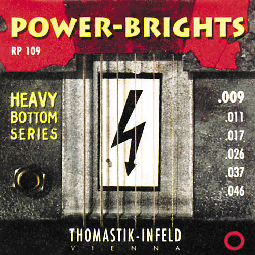 RP109 Power-Brights Heavy Bottom Light Top Electric Guitar Strings