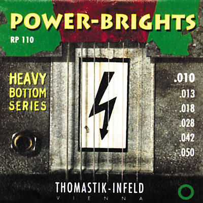 Thomastik RP110 Power-Brights Heavy Bottom Medium-Light Electric Guitar Strings