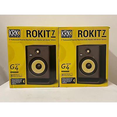 KRK RP7 ROKIT G4 Pair Powered Monitor