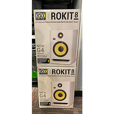 KRK RP8 ROKIT G4 Pair Powered Monitor