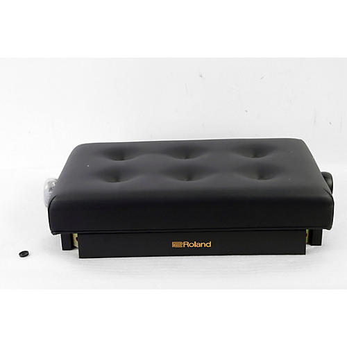 Roland RPB-300-US Piano Bench, Vinyl Seat Condition 3 - Scratch and Dent Satin Black 197881204334