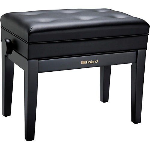 Roland RPB-400-US Piano Bench, Vinyl Seat Condition 1 - Mint Satin Black