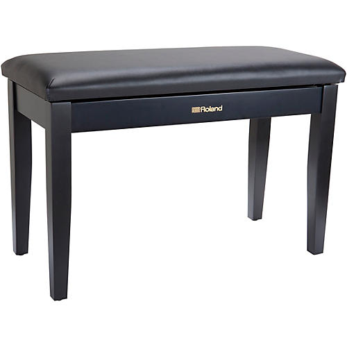 Roland RPB-D100-US Piano Bench, Duet Size, Vinyl Seat, Music Compartment Condition 1 - Mint Satin Black