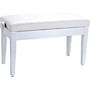 Roland RPB-D300BK Duet Piano Bench With Cushioned Seat Satin White