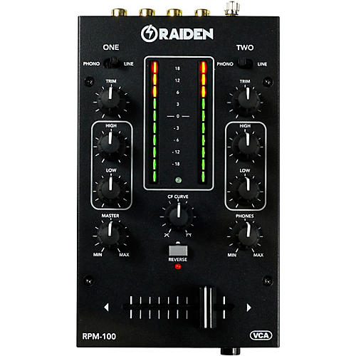 Raiden RPM-100 Portable 2-Channel DJ Mixer