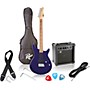 Open-Box Rogue RR100 Rocketeer Electric Guitar Pack Condition 1 - Mint Purple Sky