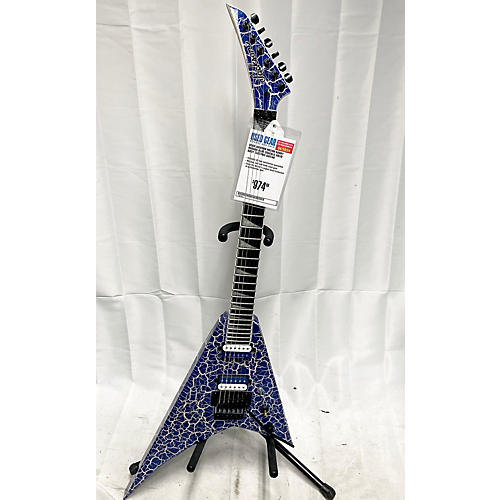 Jackson RR24M Randy Rhoads Solid Body Electric Guitar blue crackle