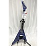Used Jackson RR24M Randy Rhoads Solid Body Electric Guitar blue crackle