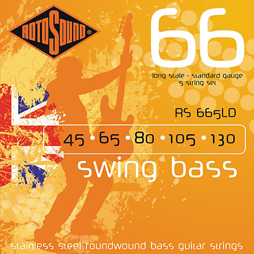 Rotosound RS665LD Roundwound 5-String Bass Strings