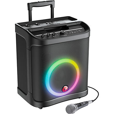 Harbinger RT100 RoadTrip Series Mobile Sound System With Lights, Microphone & Battery Power