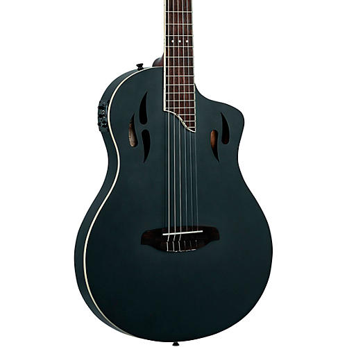 Ortega RTPSTD Nylon-String Acoustic-Electric Guitar Condition 1 - Mint Satin Black