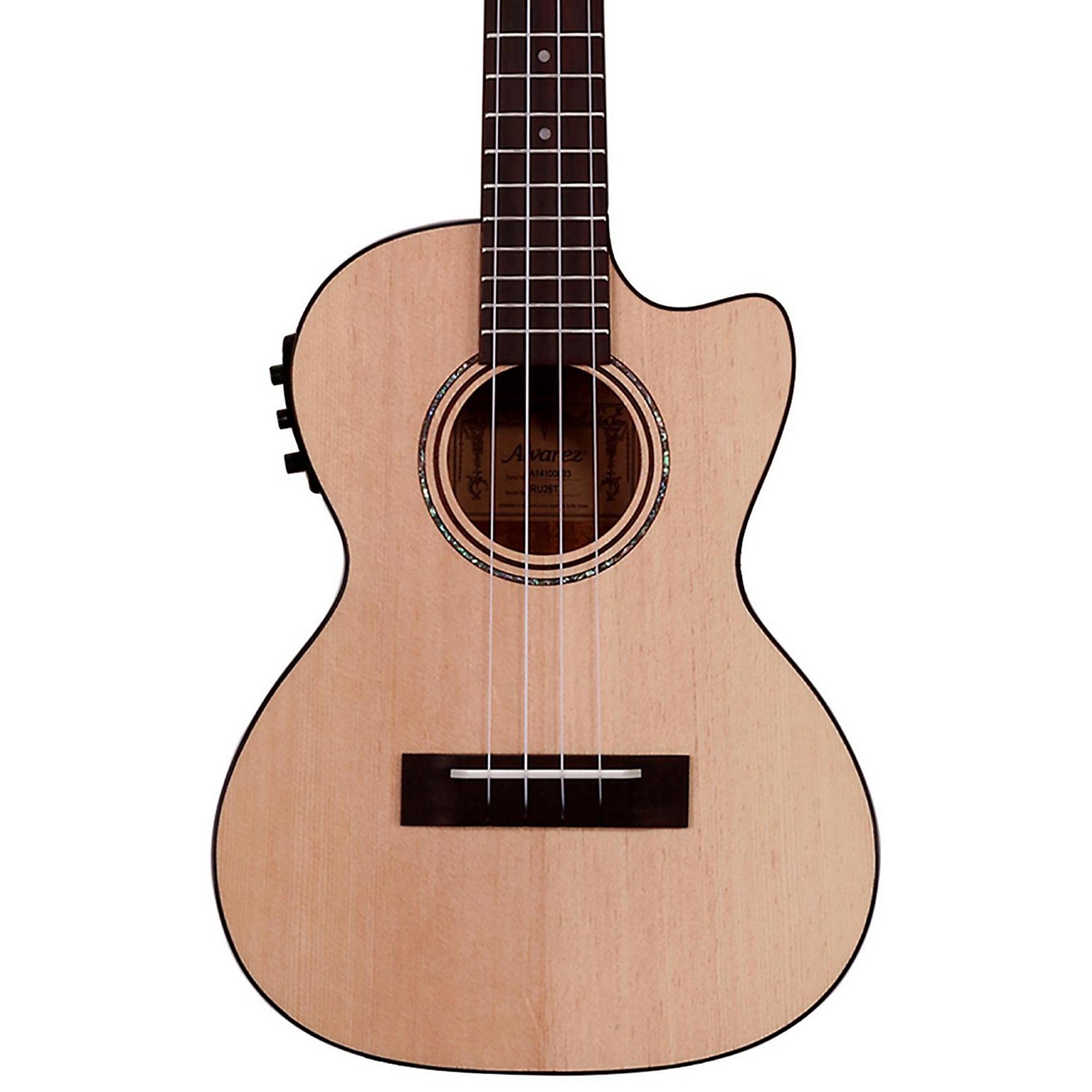 Alvarez RU26TCE Tenor AcousticElectric Ukulele Natural Musician's Friend