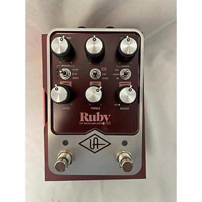 Universal Audio RUBY TOP BOOST AMPLIFIER '63 Effect Pedal