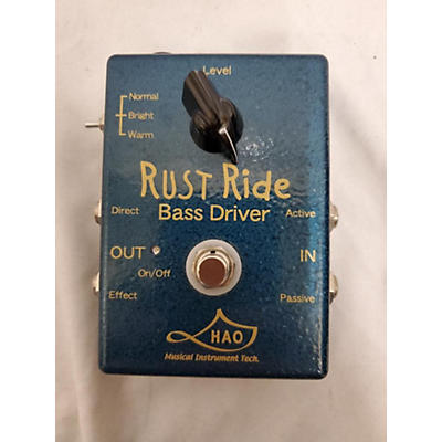 Hao RUST RIDE BASS DRIVER Bass Effect Pedal