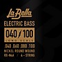 LaBella RX Series Nickel 4-String Electric Bass Strings (40 - 100)