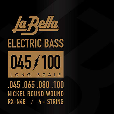 La Bella RX Series Nickel 4-String Electric Bass Strings