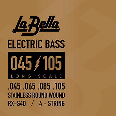 LaBella RX Series Stainless Steel 4-String Electric Bass Strings