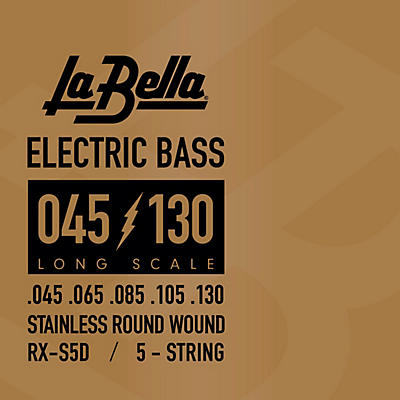 LaBella RX Series Stainless Steel 5-String Electric Bass Strings