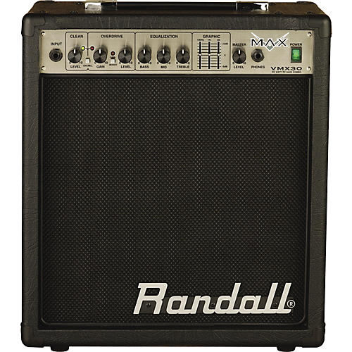 Randall RX Series VMX30 30W 1x12 Guitar Combo Amp Black