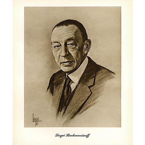 Rachmaninov (Lupas Small Portrait Poster) Music Sales America Series